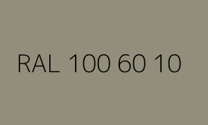Väri RAL 100 60 10
