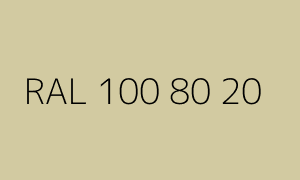 Väri RAL 100 80 20