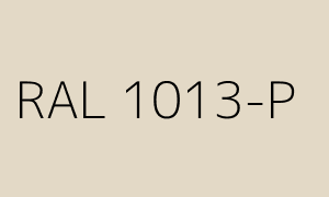 Väri RAL 1013-P
