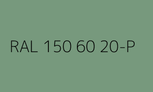 Väri RAL 150 60 20-P