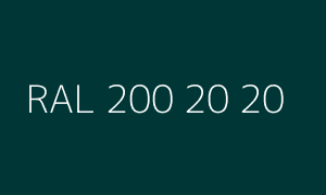 Väri RAL 200 20 20