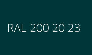 Väri RAL 200 20 23