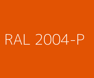 Väri RAL 2004-P PURE ORANGE