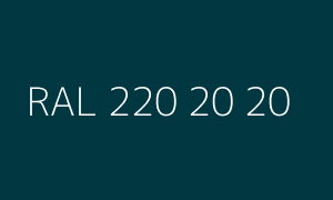 Väri RAL 220 20 20