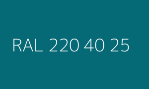 Väri RAL 220 40 25