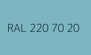 Väri RAL 220 70 20