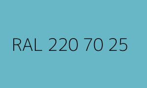 Väri RAL 220 70 25