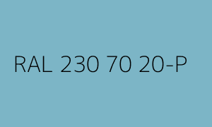 Väri RAL 230 70 20-P