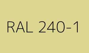 Väri RAL 240-1
