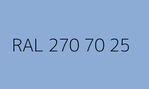 Väri RAL 270 70 25