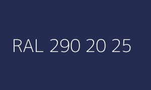 Väri RAL 290 20 25