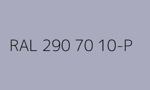 Väri RAL 290 70 10-P