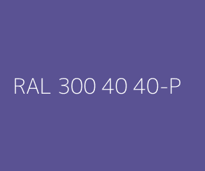 Väri RAL 300 40 40-P 