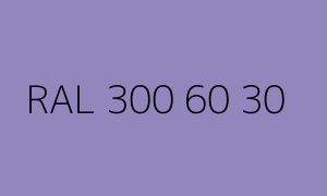 Väri RAL 300 60 30