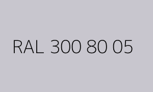 Väri RAL 300 80 05