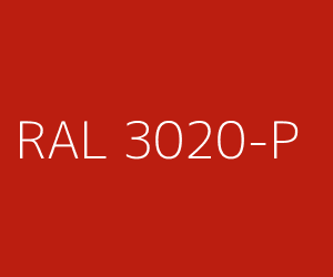 Väri RAL 3020-P TRAFFIC RED