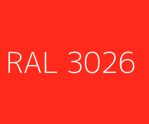 Väri RAL 3026 LUMINOUS BRIGHT RED