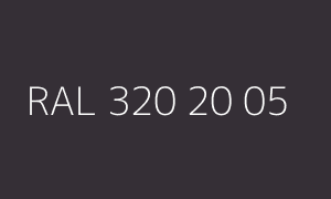 Väri RAL 320 20 05