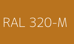 Väri RAL 320-M