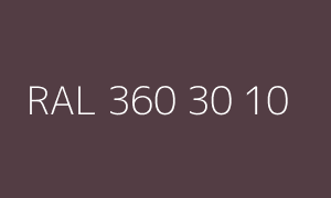 Väri RAL 360 30 10