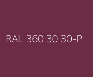 Väri RAL 360 30 30-P 