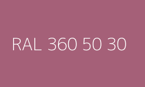 Väri RAL 360 50 30