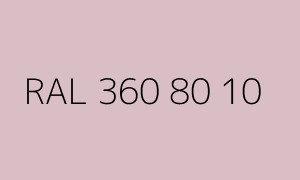 Väri RAL 360 80 10