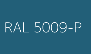 Väri RAL 5009-P