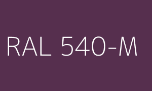 Väri RAL 540-M