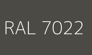 Väri RAL 7022