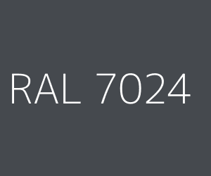 Väri RAL 7024 GRAPHITE GREY