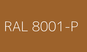 Väri RAL 8001-P