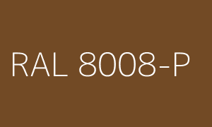 Väri RAL 8008-P