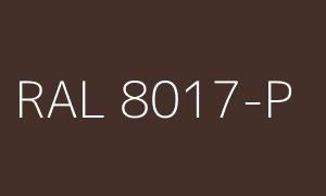 Väri RAL 8017-P