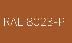 Väri RAL 8023-P