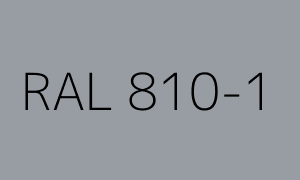 Väri RAL 810-1