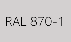 Väri RAL 870-1