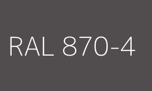 Väri RAL 870-4