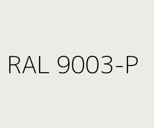 Väri RAL 9003-P SIGNAL WHITE