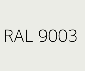 Väri RAL 9003 SIGNAL WHITE