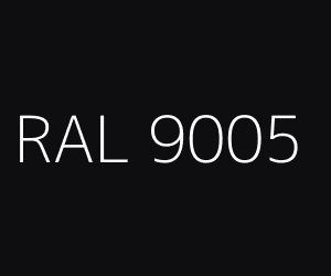 Väri RAL 9005 JET BLACK