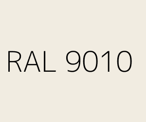 Väri RAL 9010 PURE WHITE